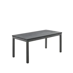 Kindertafel Tratto 110x55 cm rechthoekig mango zwart