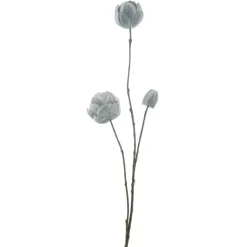 Kunstbloem Varenzo waterlelie grijs