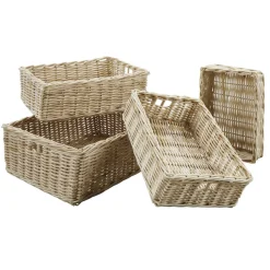 Mand Cestelli rechthoek XL naturel