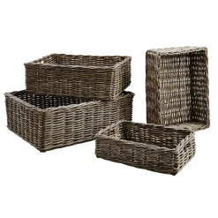 Mand Cestelli rechthoek XL bruin