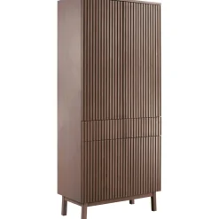 Opbergkast Arrosto eikenhout 202x90x45 cm Dark Roast