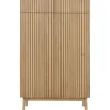 Opbergkast Arrosto eikenhout 148x90x45 cm light roast