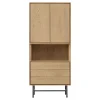 Opbergkast Belvio (85 Cm) light oak fineer