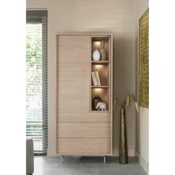 Opbergkast Famosa bruin 187x83x45 cm