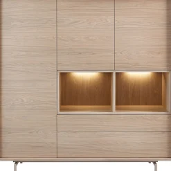 Opbergkast Famosa bruin 150x150x45 cm