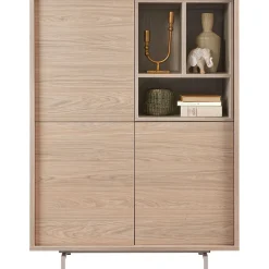 Opbergkast Famosa bruin 136x102x45 cm