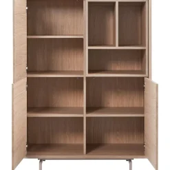 Opbergkast Famosa bruin 136x102x45 cm