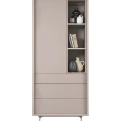 Opbergkast Famosa grijs 187x83x45 cm