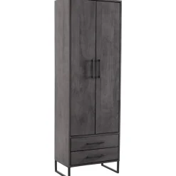 Opbergkast Piastra 64 cm zwart gesloten