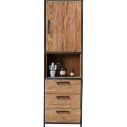 Opbergkast Romaro (55 Cm) teakhout mix rough