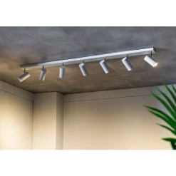 Plafondspot Mirare wit metaal 7-spots