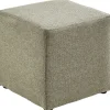 Poef Roby 40x40 cm lichtgroen vierkant