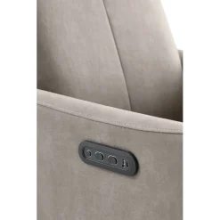 Relaxfauteuil Lanciare elektrisch lichtgrijs