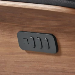 Relaxfauteuil Liri elektrisch zwart