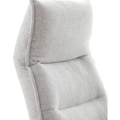 Relaxfauteuil Livo handmatig verstelbaar lichtgrijs