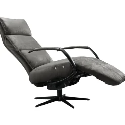 Relaxfauteuil Moio verstelbare rug en voetensteun