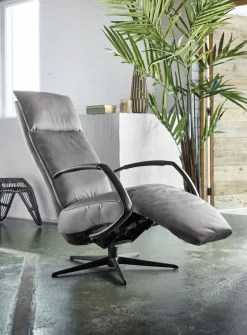 Relaxfauteuil Moio verstelbare rug en voetensteun