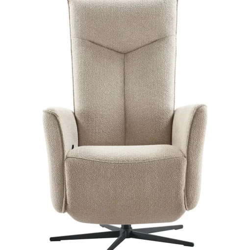 Relaxfauteuil Seduto microvezel beige