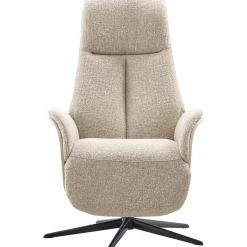 Relaxfauteuil Serio beige licht hout premium comfort
