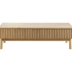 Salontafel Arrosto eikenhout 70x135 cm rechthoekig light roast