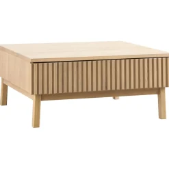 Salontafel Arrosto eikenhout 90x90 cm vierkant light roast