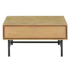 Salontafel Belvio 85x85 vierkant light oak