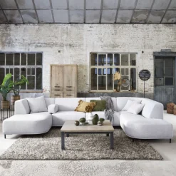 Salontafel Hevano eikenhout 100x100 cm vierkant moose