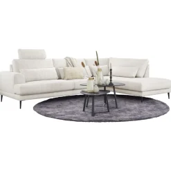 Salontafel Lineto 47x61 cm organisch zwart keramiek