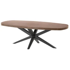 Salontafel Mascaro 135x67 cm Deens ovaal dark mango