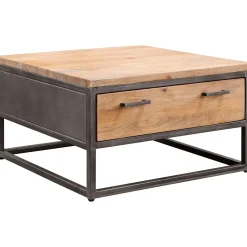 Salontafel Mesola 75x75 cm vierkant mango natural