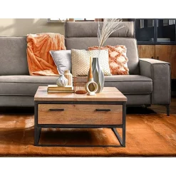 Salontafel Mesola 75x75 cm vierkant mango natural