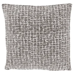 Sierkussen Baschi 45x45cm donkergrijs