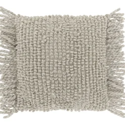 Sierkussen Canevino 45x45cm lichtgrijs