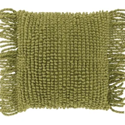 Sierkussen Canevino 45x45cm mosgroen