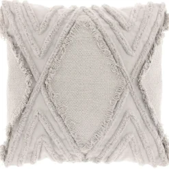 Sierkussen Civo 45x45cm grijs