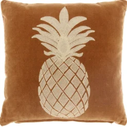 Sierkussen Gorduno ananas 45x45cm camel