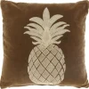Sierkussen Gorduno ananas 45x45cm bruin