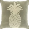 Sierkussen Gorduno ananas 45x45cm grijs