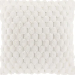 Sierkussen Ludiano 45x45cm wit