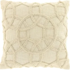 Sierkussen Rovio 45x45cm wit