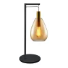 Tafellamp Felinio amber glas 1-lichts hangend