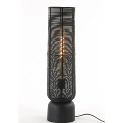 Tafellamp Losone mat zwart large