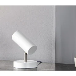 Tafellamp Mirare wit metaal 1-spots