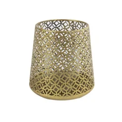 Theelichthouder Belmonti bibian L goud
