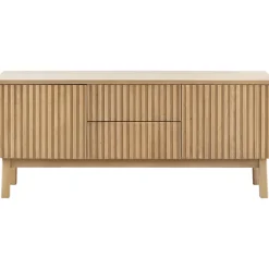 TV-meubel Arrosto eikenhout 58x135x40 cm light roast