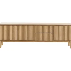 TV-meubel Arrosto eikenhout 58x180x40 cm light roast