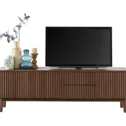 TV-meubel Arrosto eikenhout 58x180x40 cm Dark Roast