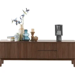 TV-meubel Arrosto eikenhout 58x180x40 cm Dark Roast