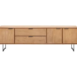 Tv-meubel Aska (195 Cm) teak naturel brushed