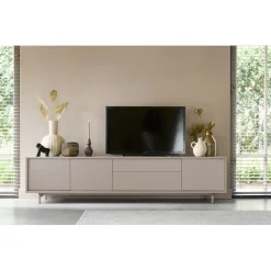 TV-meubel Famosa 228 cm grijs